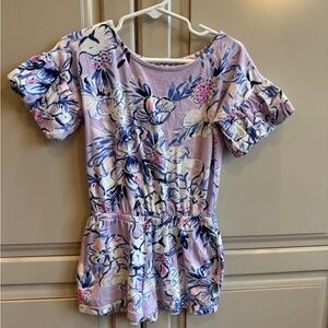 Lilly Pulitzer Girls Pastel Floral Romper